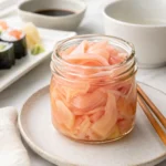 Gari Ingwer selber machen japanischer eingelegter Ingwer im Glas