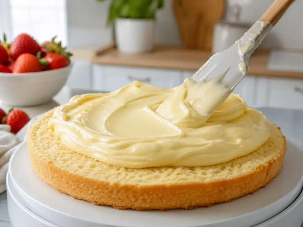 Frische Erdbeeren für Erdbeerkuchen ohne Gelatine vorbereiten