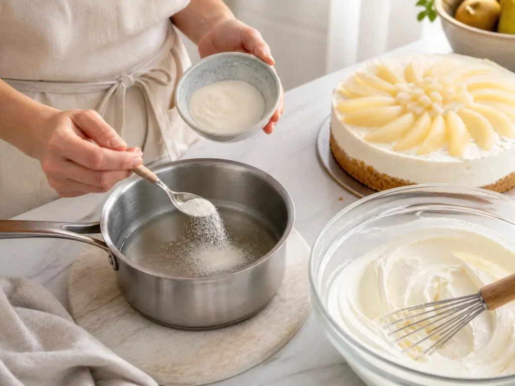Agar Agar als Alternative zu Gelatine für Tortencreme