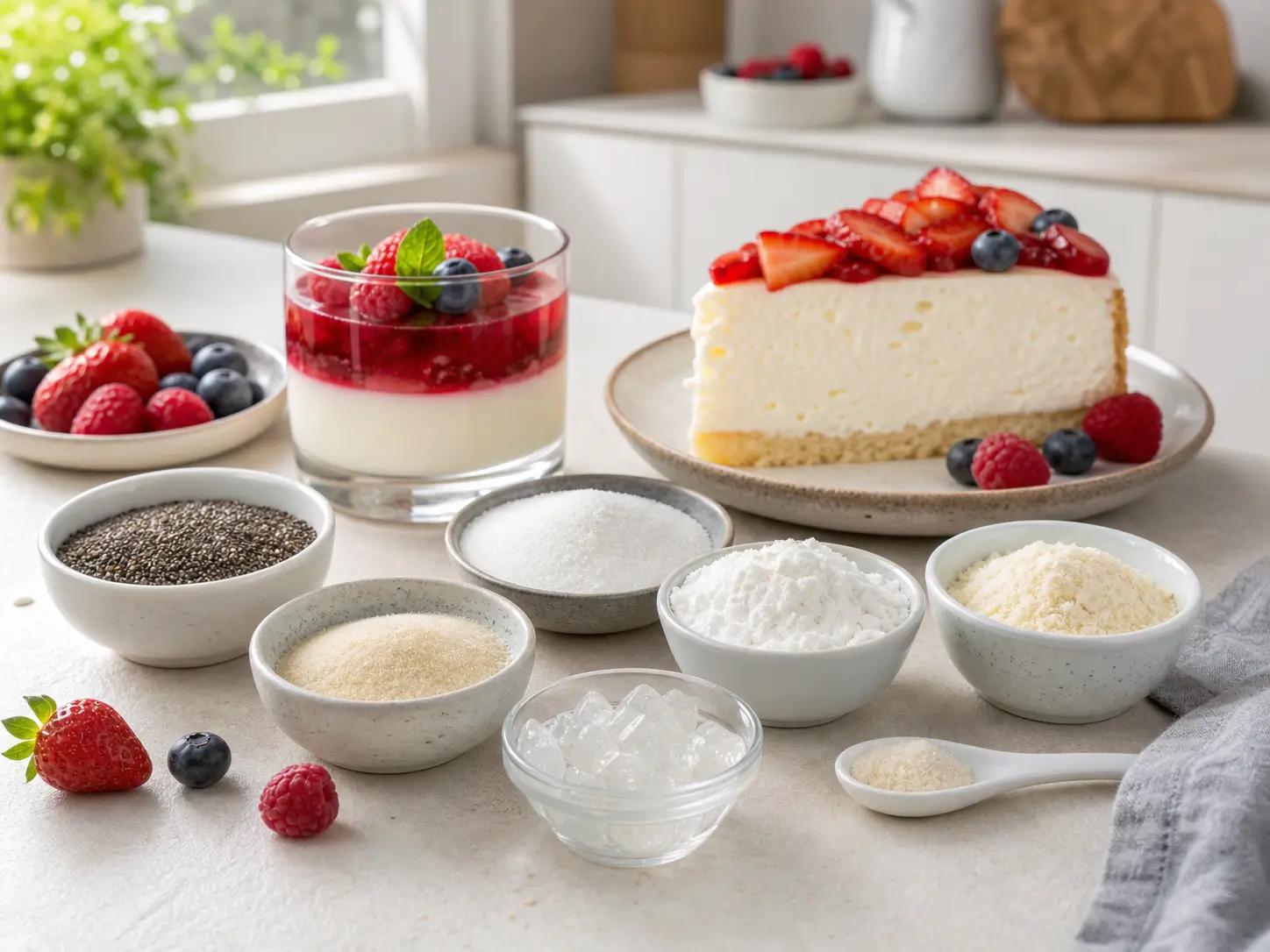 Alternative zu Gelatine für Kuchen Cremes Desserts und Tortenguss