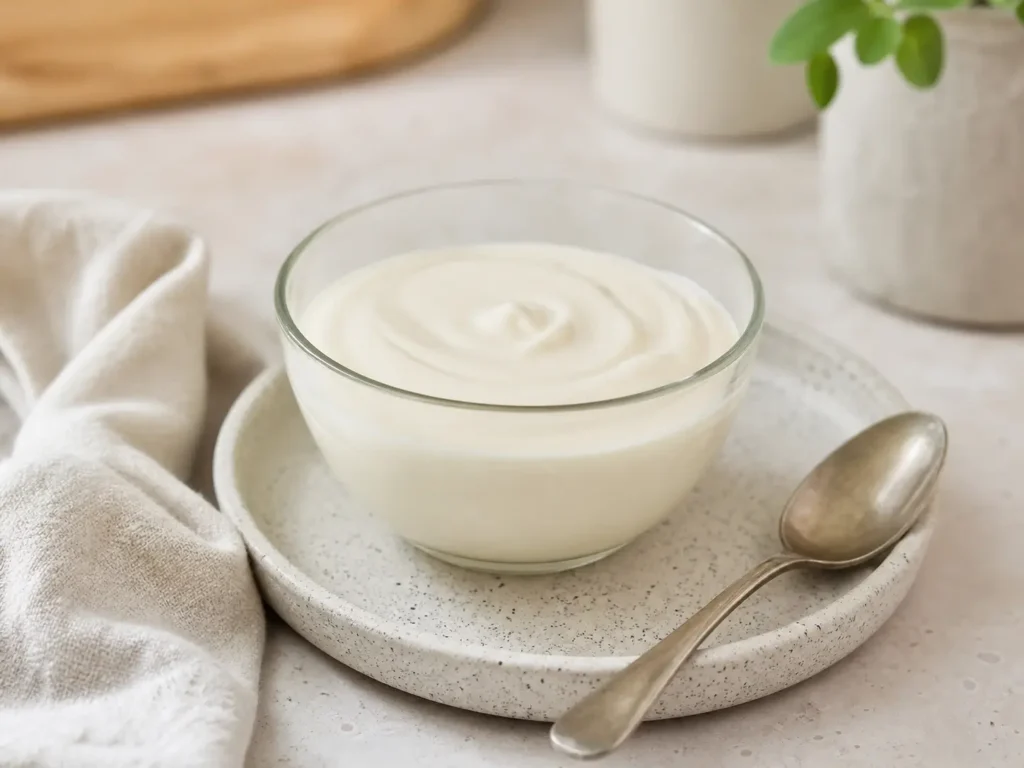 Bariatrische Gelatine als kleine Skyr Creme in weicher Portion nach Magen OP