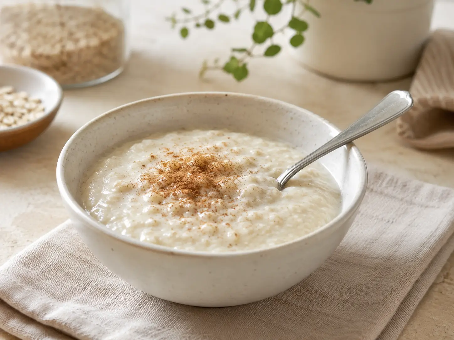 Bariatrische Haferflocken als weicher cremiger Porridge nach bariatrischer OP