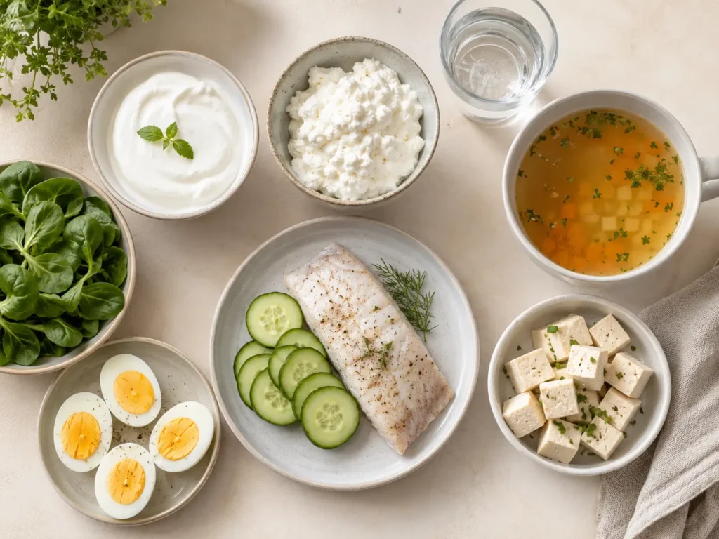 Eiweißreiche Lebensmittel für die Ernährung vor bariatrischer OP