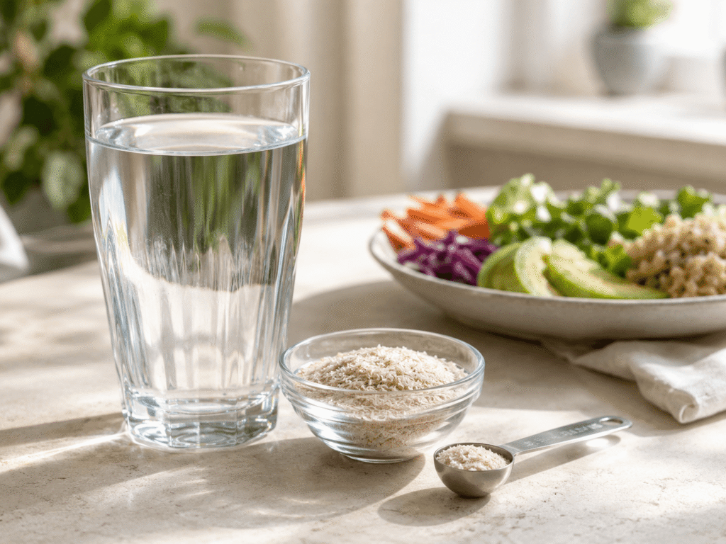 Flohsamenschalen Fehler vermeiden und genug Wasser trinken