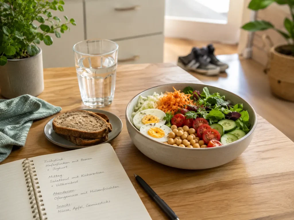 Schnell abnehmen mit ausgewogener Mahlzeit und gesunden Alltagsgewohnheiten