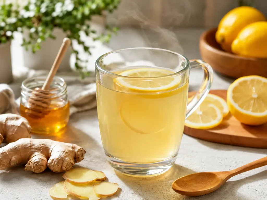 Doc Caro Ingwer Trick Rezept 2026 mit frischem Ingwer Zitrone Honig und warmem Wasser