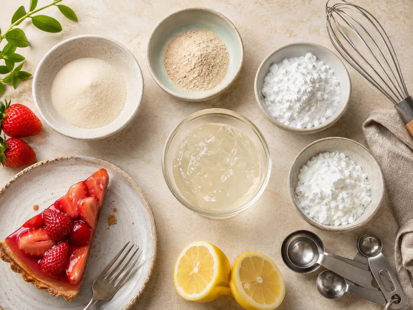 Vegane Gelatine Alternativen mit Agar-Agar, Pektin und Stärke für Torten und Desserts